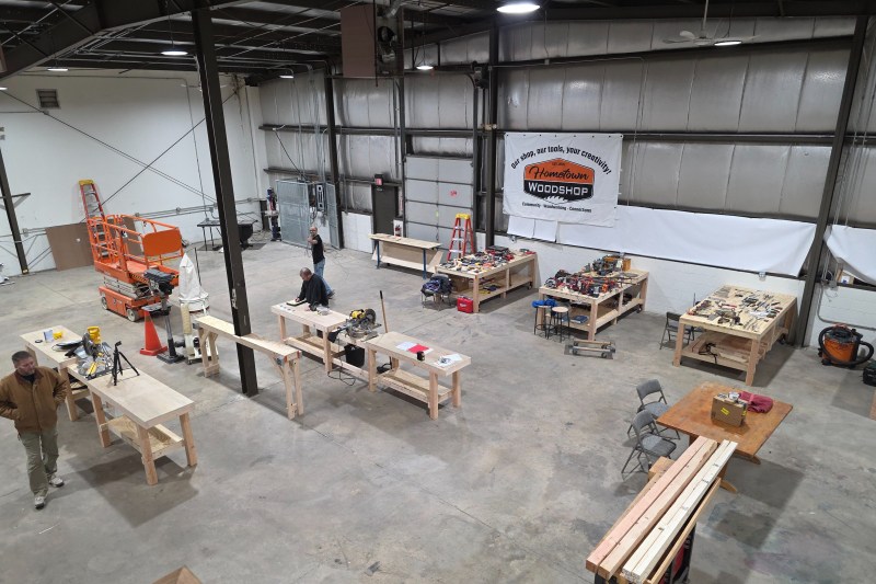 Look at what's happening at Hometown Woodshop